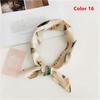Gifts Women Small Vintage Square Scarf Silk Feel Satin Head Neck Hair Tie Band