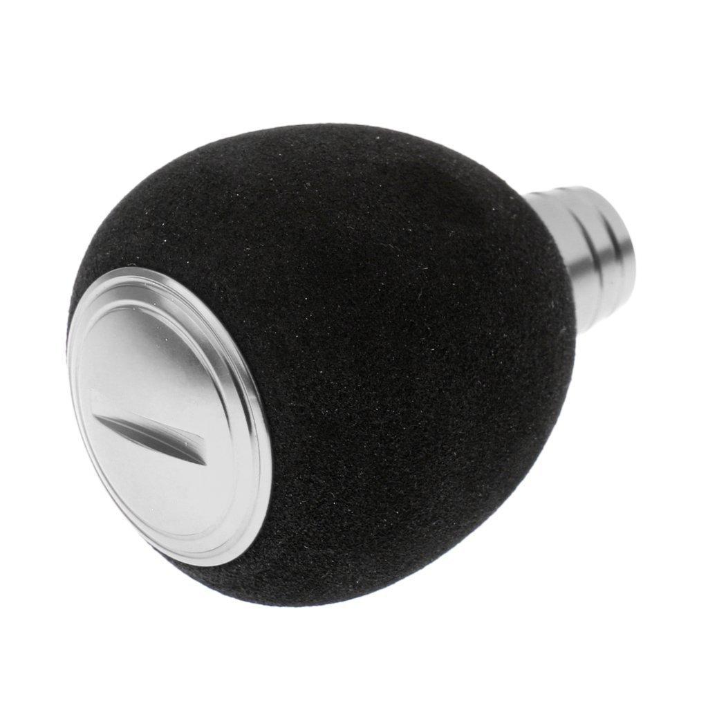 Yundxi Spinning Reel Compatible Fishing Reel Handle Ball EVA Knob with for Rotating Compatible with Abu and Available in 3 Colors Replacement, Screw