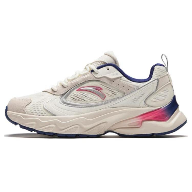 Anta Millennial 7 Cushioning Abrasion Resistant Cushioning, Wear Resistant Low top Casual Shoes Women's White Gray 122428890-5
