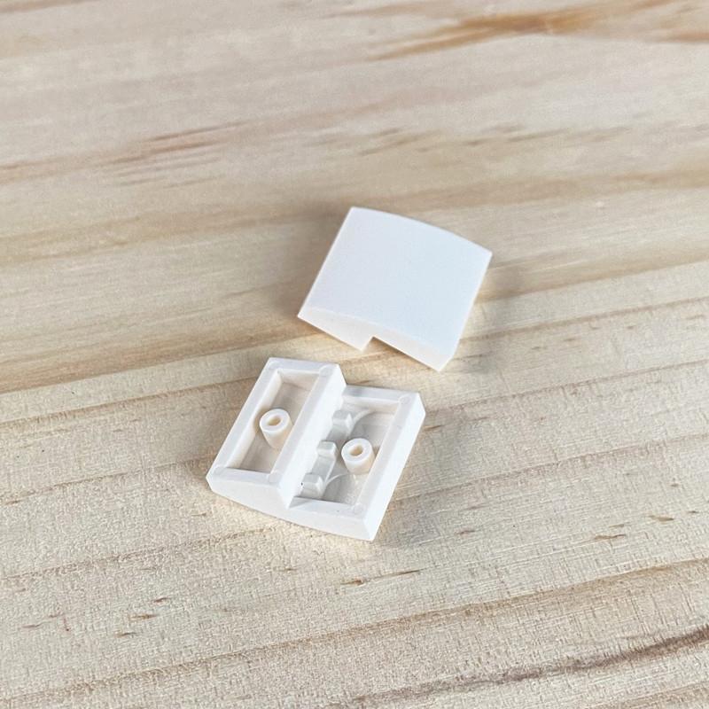 Compatible Building Block Small Particle Building Block Parts Parts 15068 Accessories 2X2X2/3 Smooth Curved Plate