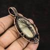 Tree Of Life Fossil Coral Pendant Copper Wire Wrapped Pendant Handmade Pendant Gift For Her Gemstone Pendant For Women Wire Wrapped Jewelry