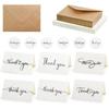 VANRA Thank You Set with 6 Kraft for and Thank You Notes Cards, 60-Piece Envelopes, Styles, Sticker-Included, Envelopes, Weddings, Greetings,