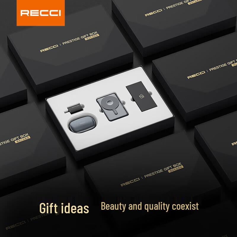Беспроводные наушники Recci RG17 и набор с Power Bank