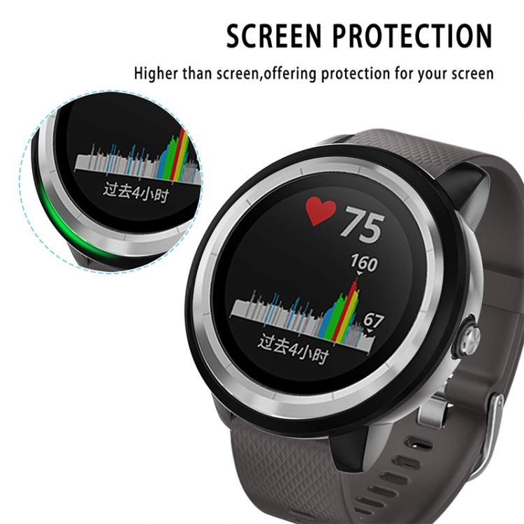 Для Garmin Vivoactive 3 защитный чехол TPU(черный)