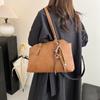 Vintage Tote Bag Women's 2025 Autumn and Winter New Work Commuting Large-capacity Shoulder Bag High-end Underarm Bag