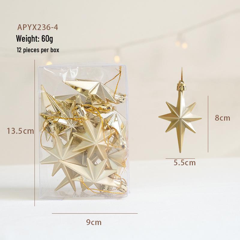 Рождественский скандинавский ornament Звезда и Шишка в подарочной коробке