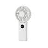 Foldable Portable Handheld Fan 95g Ultra Light Smart Digital Display 100 Speed Adjustable Dual Use for Hand & Desktop
