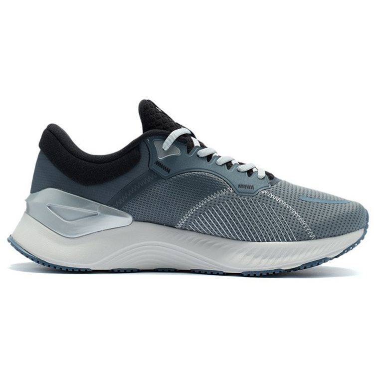 Li Ning Yue Ying Element Амортизация отскока Низкие беговые кроссовки Мужские кроссовки Серый ARHR187-3