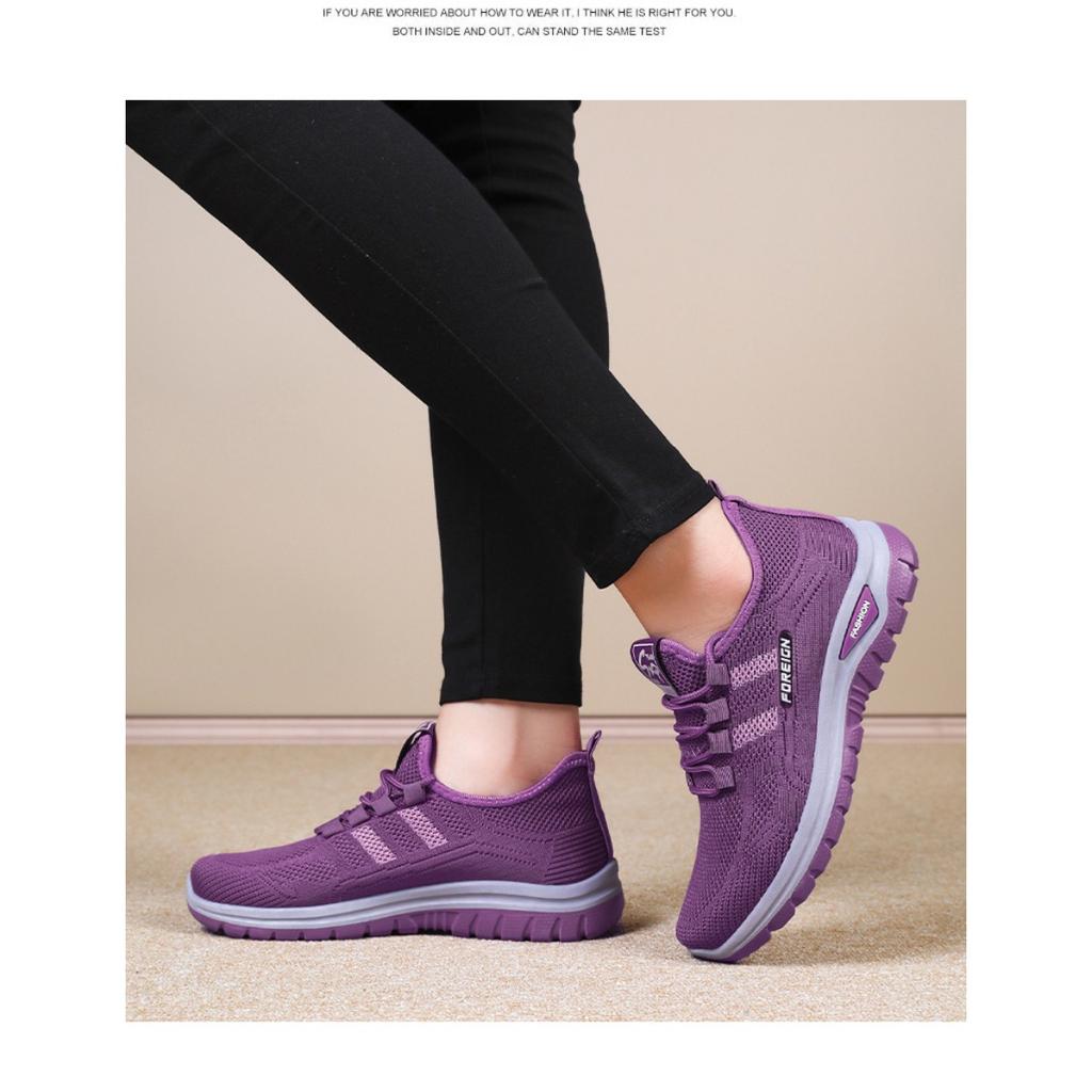 Women's Summer New Outdoor Breathable Mesh Shoes Fashion Casual Shoes Women's Shoes Low Cut Women's Sports Single Shoes