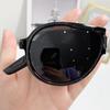 Foldable Sun Glasses Fashion Versatile Sunglasses Outdoor Portable Glasses Women Vintage