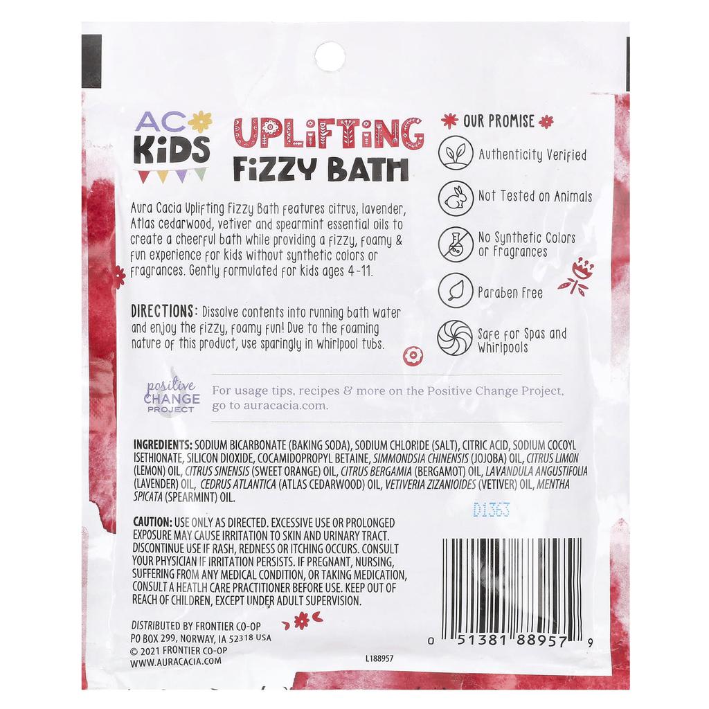 Освежающая газированная ванна для детей, 70,9 г(2,5 унции)