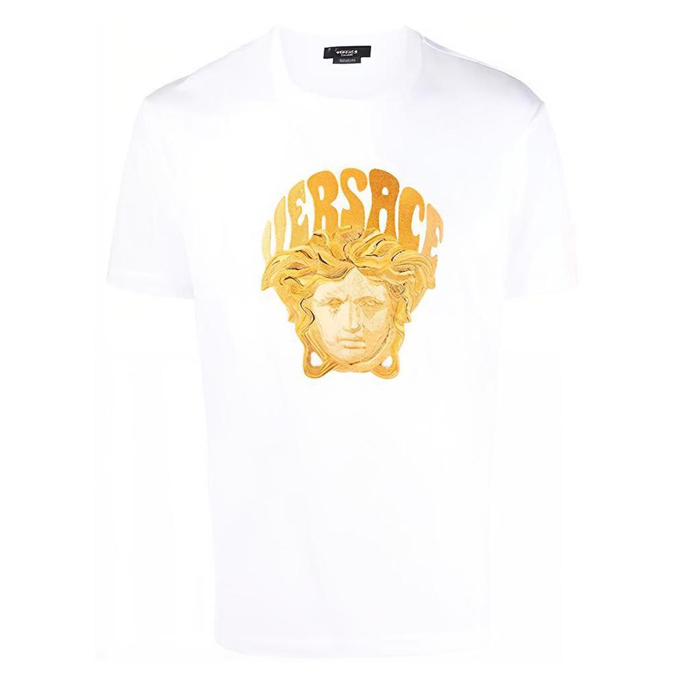 VERSACE Medusa Front Print T Shirt 1003913-1A02785-1W000