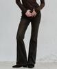 Женские джинсы bootcut Plack, винтажные, стиранные, цвет M46 Кирпичный