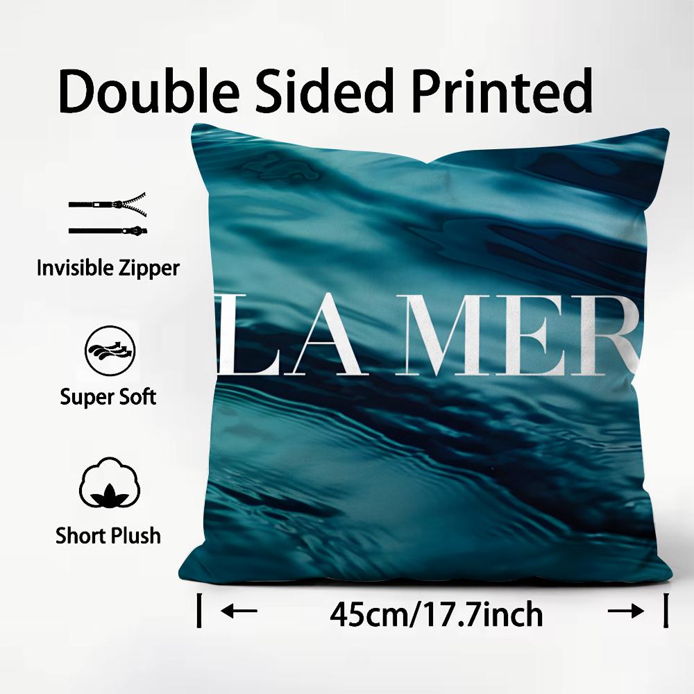 L-La M-Mer Cushion Cover Comfortable Reversible Pillow Cover Ideal for Car Sofa Bedroom & Beyond
