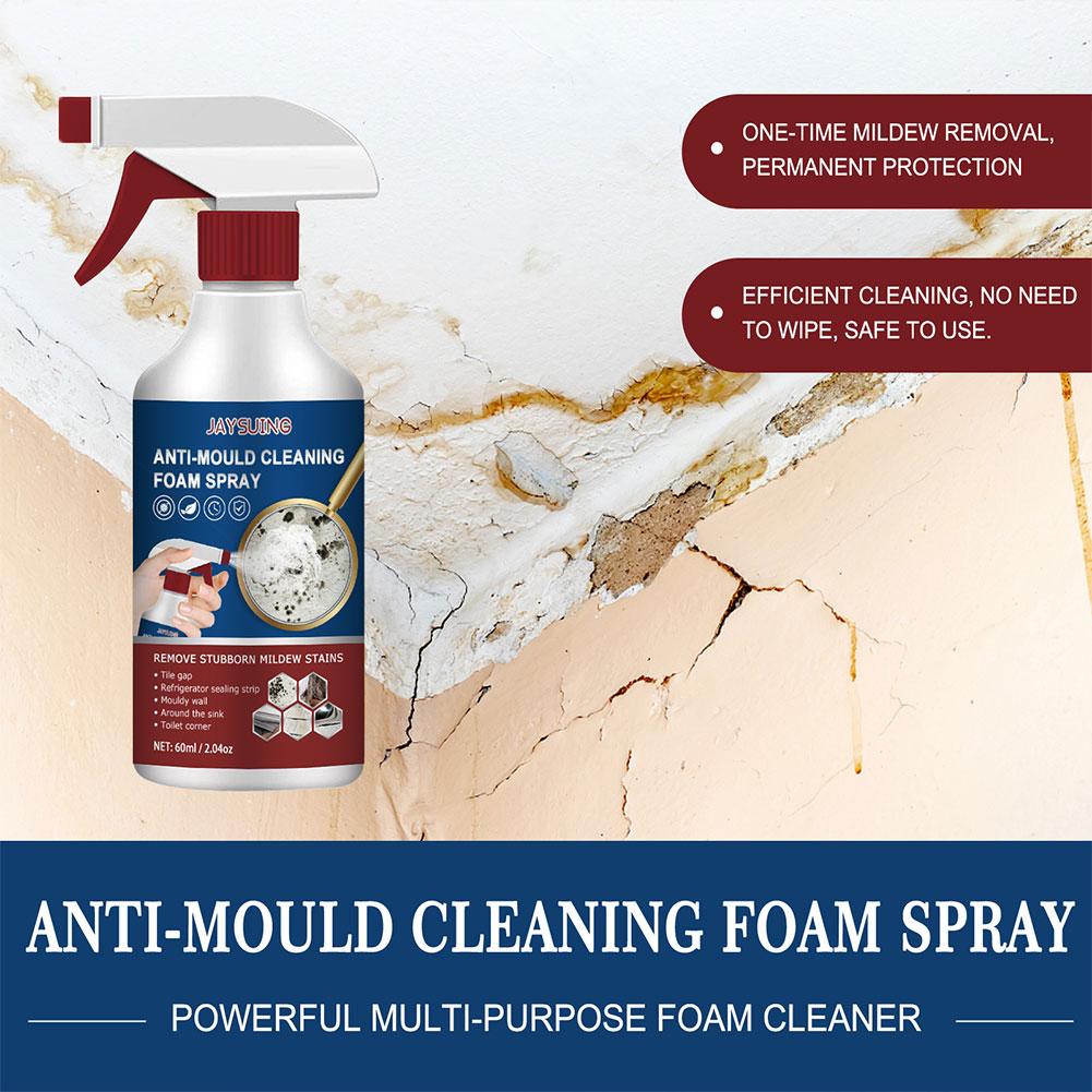 60ml Mildew Cleaner Foam Spray Kitchen Bathroom Cleaning Washing Wall Moldy Spray Joint Toilet F0N7