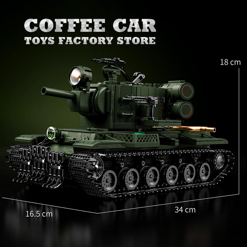 Нетоксичные Новые Тяжелые Танки V2 Строительные Кубики Военные Танки WW2 Модели MOC Блоки Головоломки Игрушки Армейский Солдат Бронированные Машины Модель Подарки на День Рождения DIY