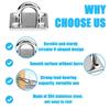 Stainless Steel Square Wall Hanging Hook Installation Ceiling Hook For Gym Training Aerial Yoga Sex Swinging Suspension EtcM5-M8