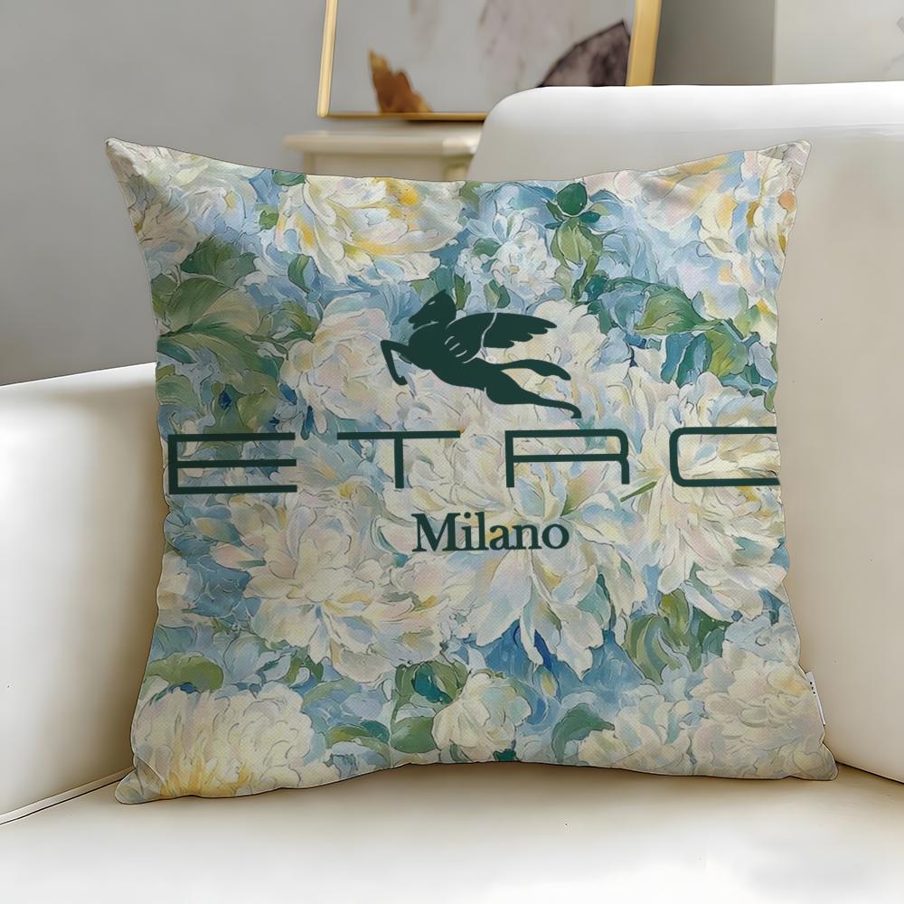 Классический модный бренд Etro Наволочка-подушка Мягкая и легко стирающаяся – Универсальная для дивана, кровати, путешествий и офиса