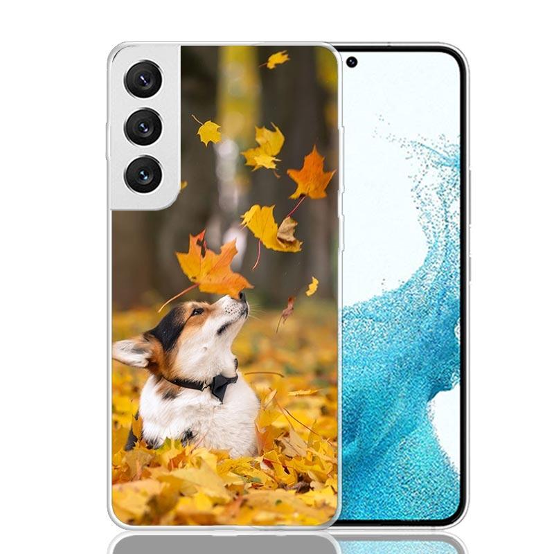 Cute Lovely Corgi Dogs Phone Case For Samsung Galaxy S26 S25 Edge S24 S23 FE S22 Ultra S21 Plus S20 + Fundas Cover Coque Galaxy