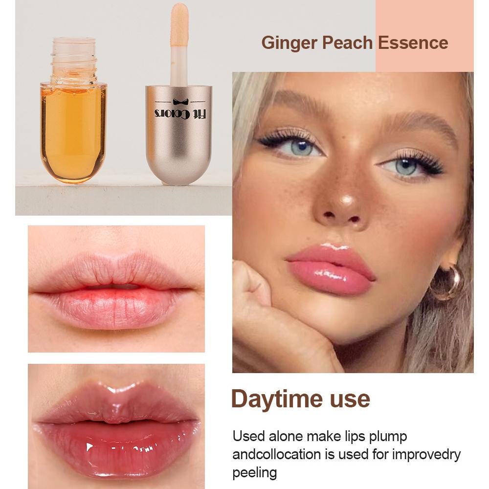 Lip Care Women's Lip Balm Lip Plumping Liquid Hydrating Matte Natural Lip Oil Lip Gloss Liquid Set Boxed 2pcs