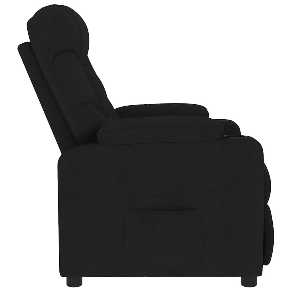 Massage Chair Black Fabric