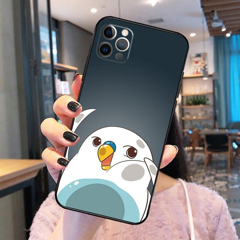 Чехол для телефона Chubby Cockatiels Parrotlets для iPhone 14 Pro Max XS X XR, чехол для iPhone 13 12 Mini 11 Pro Max 7 8 Plus