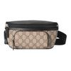 Классическая Универсальная Сумка на Плечо Crossbody Нагрудная Сумка Поясная Сумка с Логотипом на Молнии из Холста Унисекс Сумки Эбеновый Черный 450946-KHNYX-9772