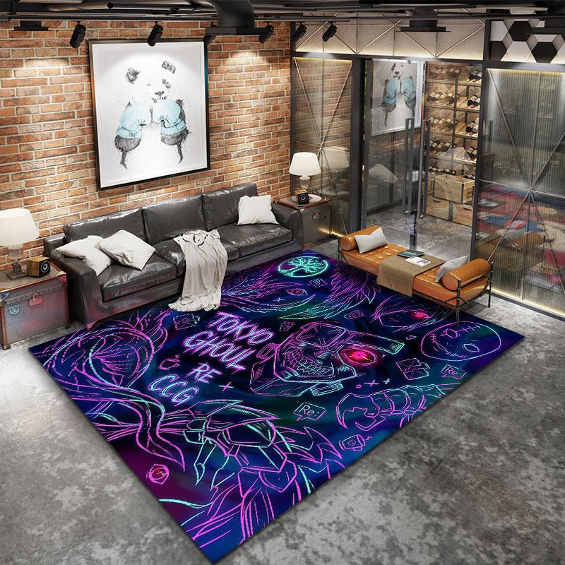 Tokyo Ghoul Carpet Rug For Living Room Bedroom Home Sofa Decoration Kids Play Nonslip Floor Mat