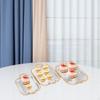3 Pieces Serving Plates, Decorative Tray, Cupcake Storage Organizer, Dessert Tray Kitchen