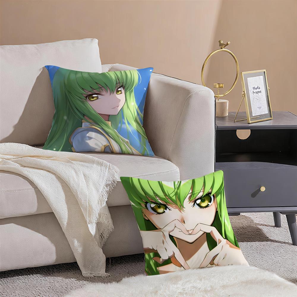 C-Code Geass H-Hangyaku No Lelouch Oudous Наволочка Подушка Короткий Плюш Невидимая Молния Комната Диван Наволочка