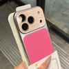 Роскошный Чехол Цвета Кожи Личи для iPhone 17 16 15 14 13 Pro Max Матовый Ударопрочный Стекло для Защиты Камеры Мягкий Бампер