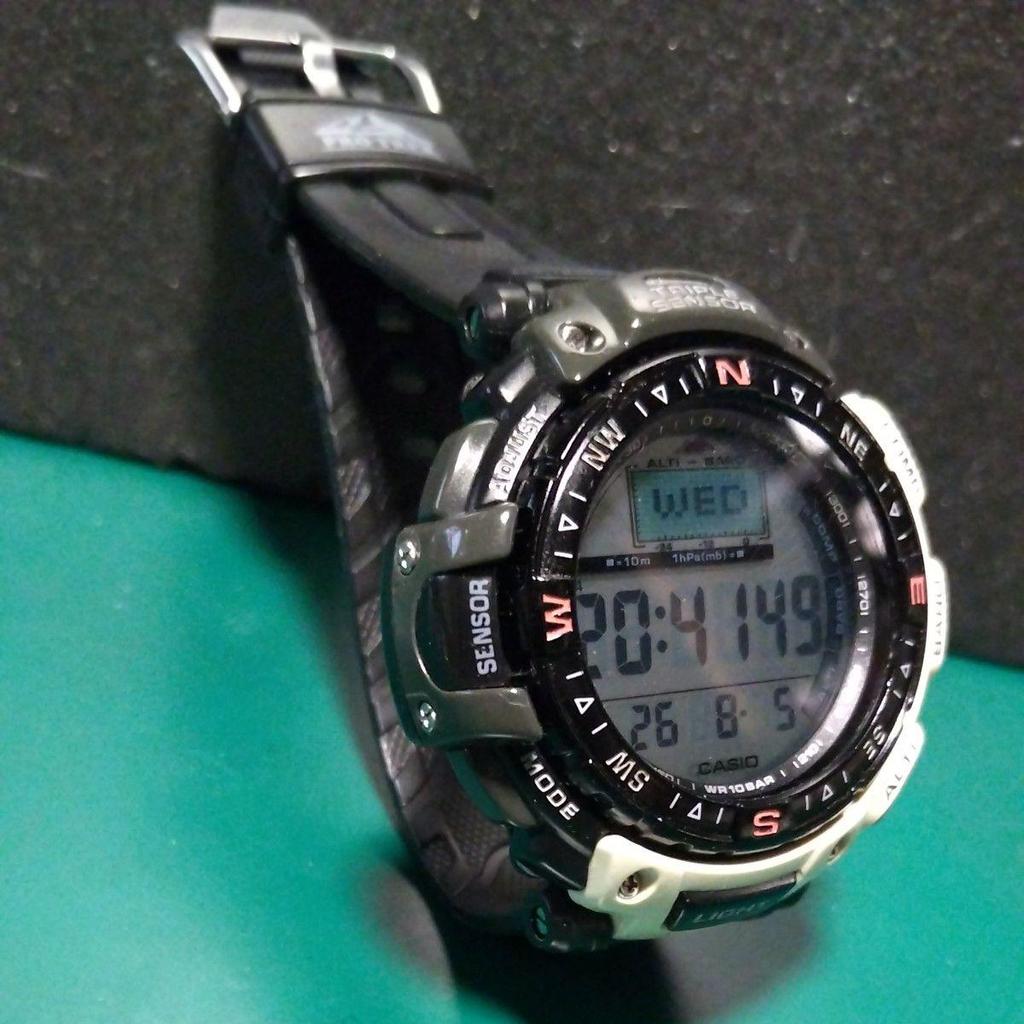Б/у CASIO PRO TREK PRG-40 Подтверждена базовая работоспособность, Состояние как есть