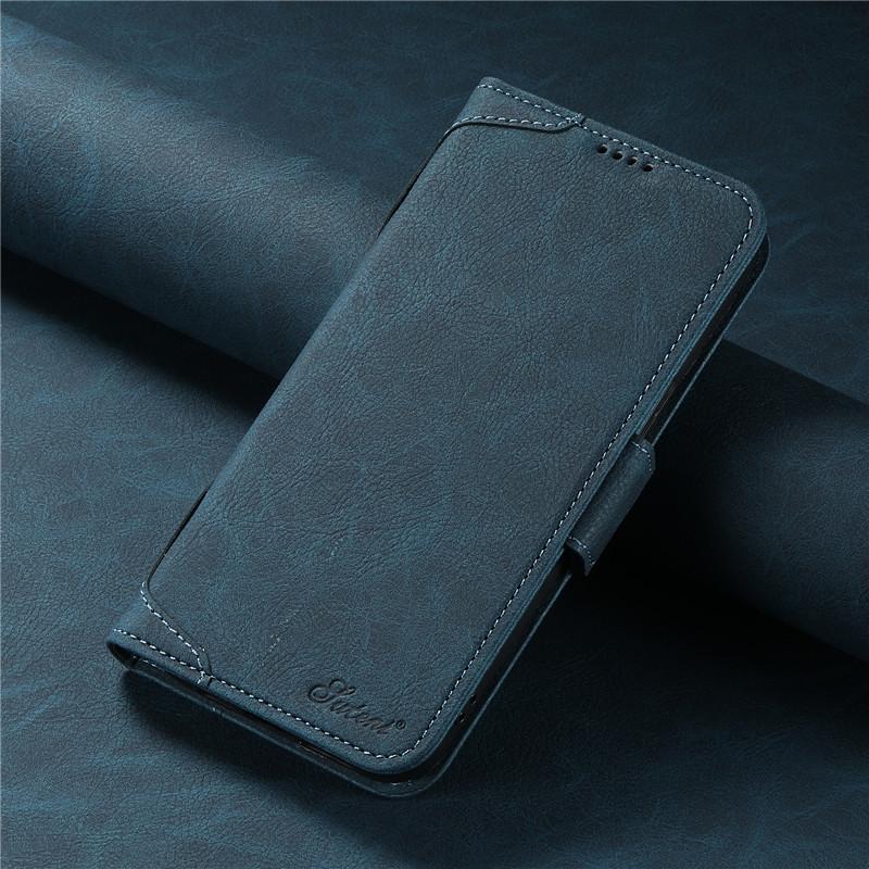 EUCAGR Кожаный кошелек-чехол Magsafe для iPhone 12 13 14 15 Pro Max Plus 16 17 Pro Max с откидной крышкой-держателем для карт