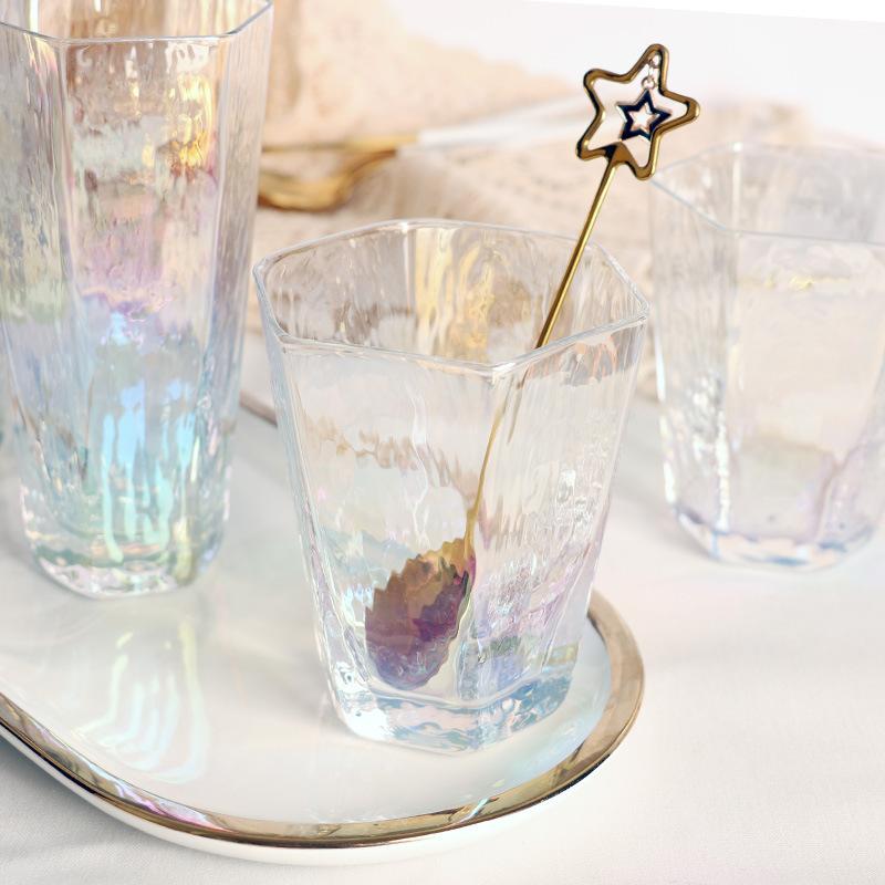 Креативное цветное персонализированное стекло, стекло для сока, стекло для воды, прозрачное стекло, большая емкость