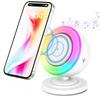 Многофункциональная беспроводная зарядная станция RGB-подсветка Bluetooth-колонка Для Magsafe iPhone 17 16 15 14 Pro Max Станция быстрой зарядки