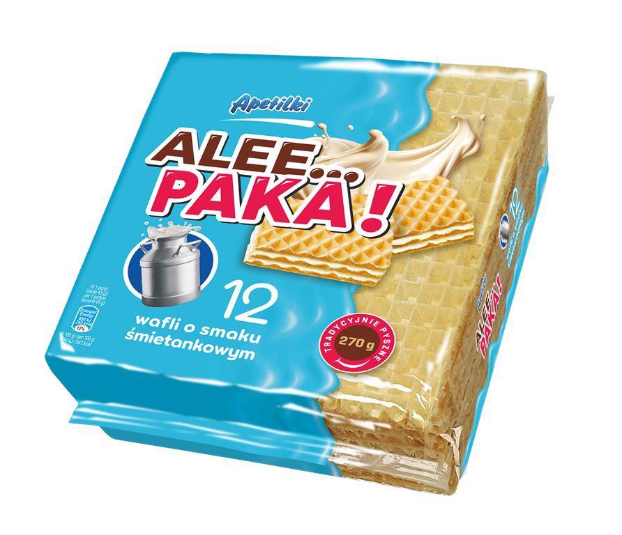 Apetitki Wafle Śmietankowe Polskie Smaki 270 G