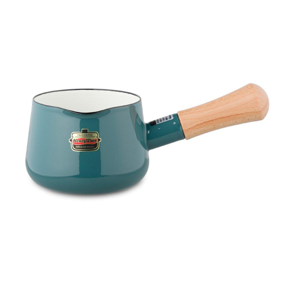 Сковорода для молока Fuji Enamel Paint Finish Smoke Blue 12 см Solid SB SD-12M