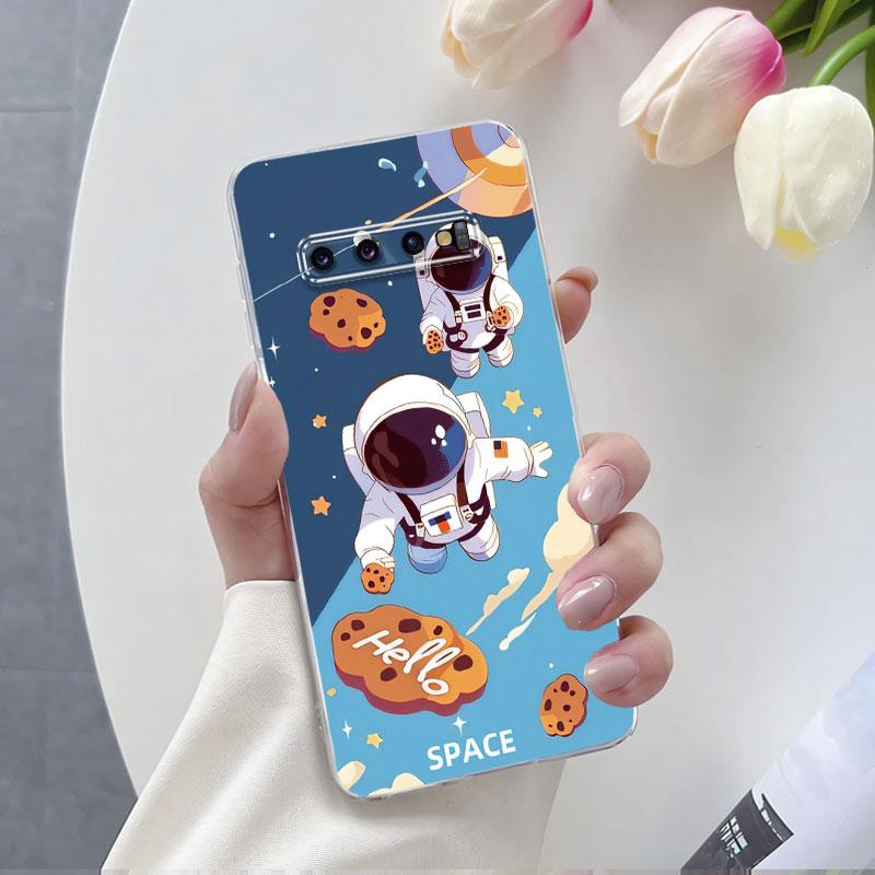 Для Samsung S10 Plus S10 5G Чехол Роскошный Чехол для Телефона Для Samsung GalaxyS10 S10E Мраморный Цветочный Прозрачный Мягкий Силиконовый Защитный Чехол