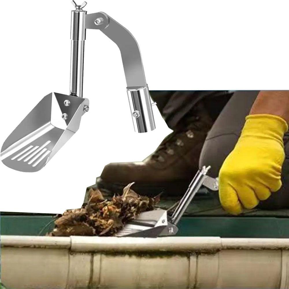 Aluminum Zinc Zinc Alloy Gutter Cleaning Shovels Thicken Roof Gutter Cleaning Tools Household