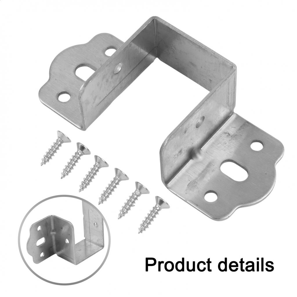 Cold-rolled Steel Construction Bed Rail Brackets Heavy Duty Support Metal Hinges