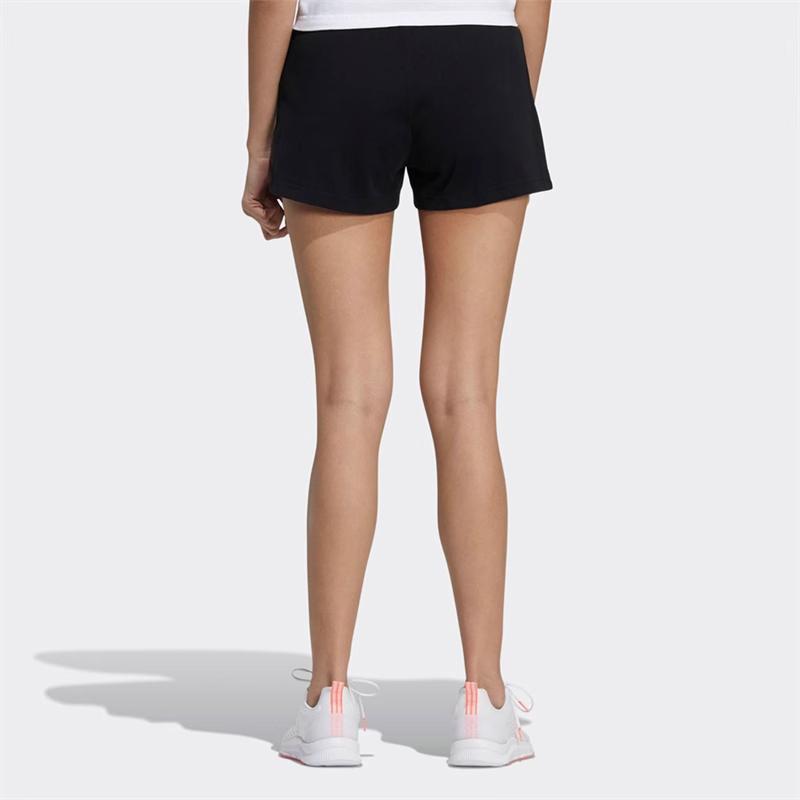 Adidas Спортивные повседневные шорты с логотипом Neo Letter, женские шорты черного цвета GP5566