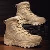Outdoor climbing mountaineering new hiking tactical boots medium and high top large size field training shoes