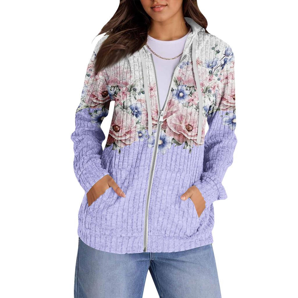 Hoodies For Women Trendy Tops Casual Fall Fashion Long Sleeve Sweatshirt With Pockets Pullover Lightweight