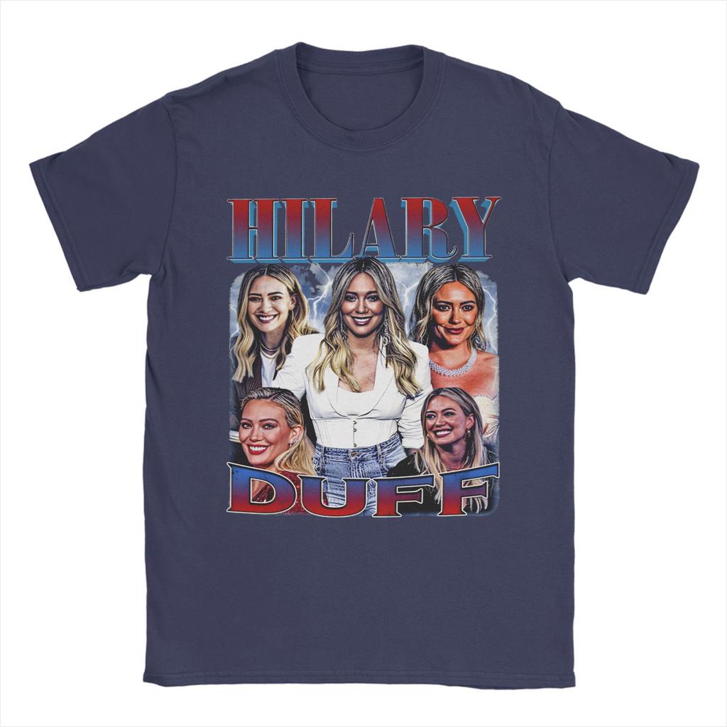 Men Women Hilary Duff T Shirt Cotton Printed Tee Shirts Clothing Outfits