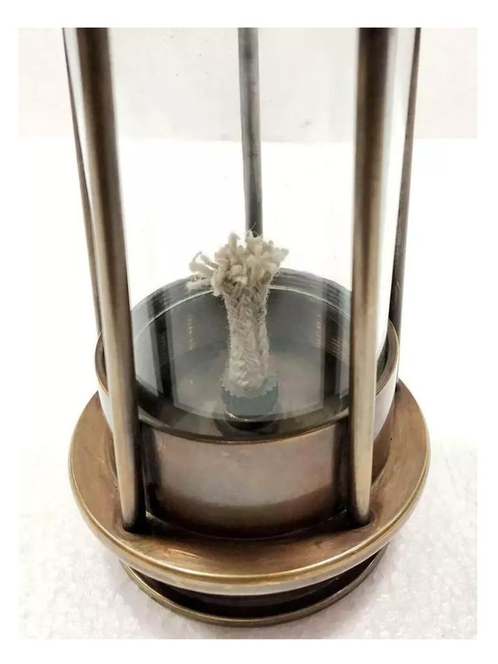 Антикварная морская латунная тяжелая масляная лампа для фонаря в виде лодки, рождественского декора