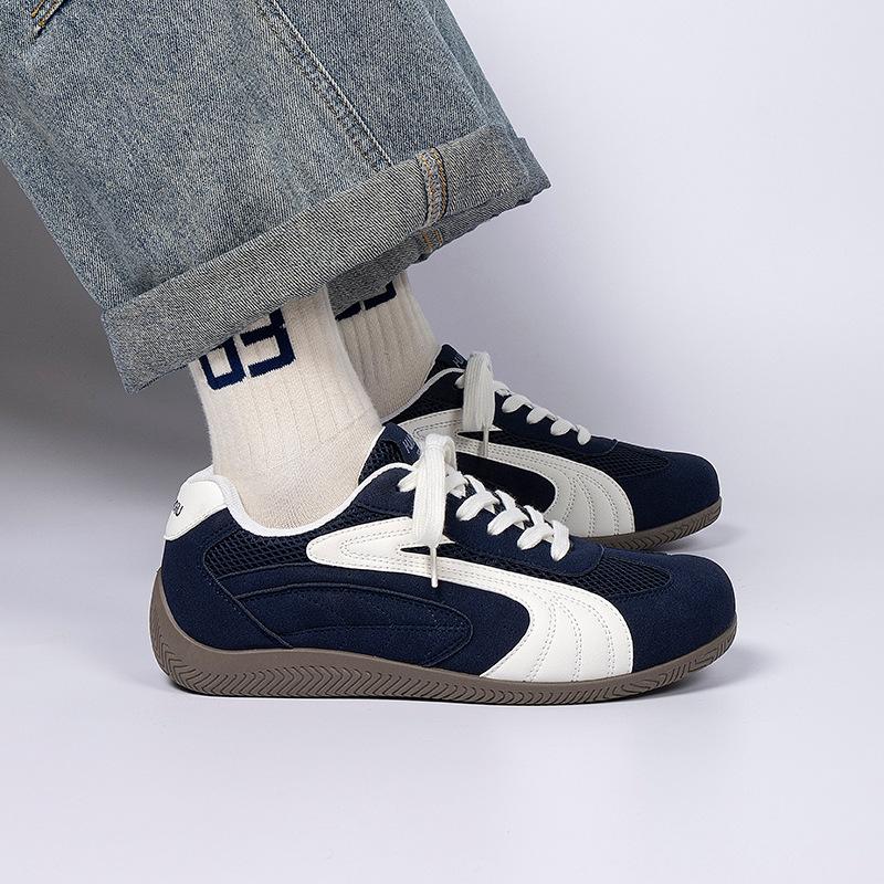 Global Retro Inner Height-increasing Racing Shoes Men's ZHQ3768 Autumn Breathable Popular Men's Shoes Versatile Casual Trendy Shoes