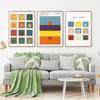 Йозеф Альберс Минималистское искусство Абстракция Цветной квадратный современный постер Печать на холсте Картина на стену в гостиной Домашний декор