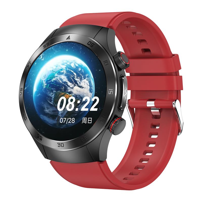 Smart Watch E800 Men 1.49" Amoled Screen ECG Laser Therapy Health Monitor SOS Bluetooth Call Sports Fitness Tracker Smartwatch