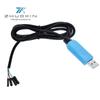 Синий USB-TTL RS232 последовательный порт модуль кабель PL2303TA