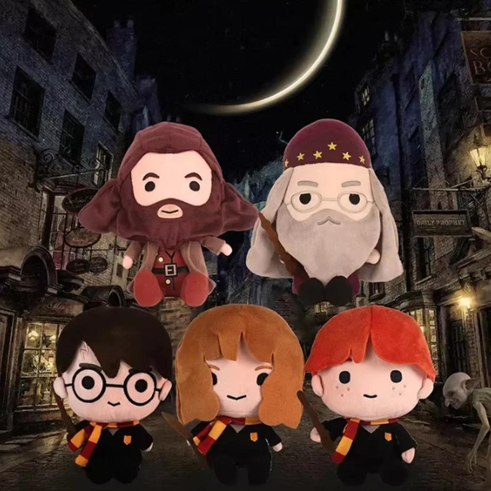 STOCK 20cm New Harry Plush Toy Scarf Ron Movie TV Stuffed Toys Doll Character Plush Doll PP Cute Birthday Gift